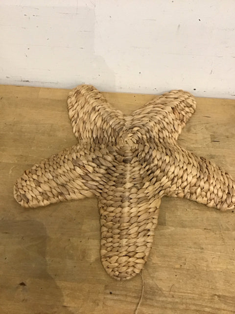 20" Woven Seagrass Starfish