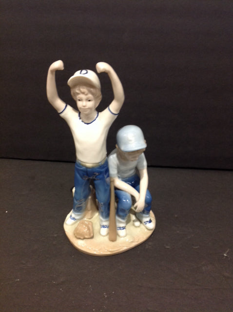 9" Baseball Victory Porcelain Figurine