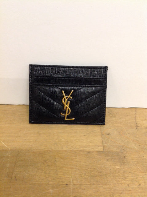 Saint Laurent YSL Monogram Leather Card Case