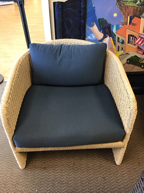 RH Rattan Woven Outdoor Chair
