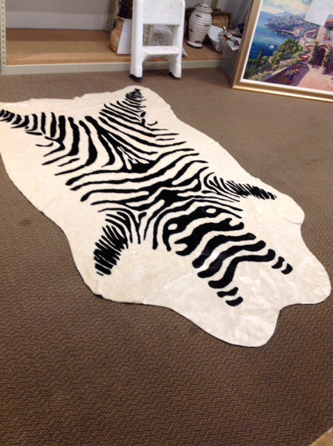 58x92 Zebra Hide Rug