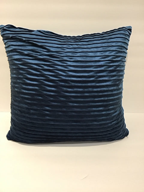 Blue Velour Pillow