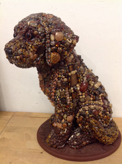 14" X 19" Dog Brownie By Susan David