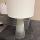 AS-IS 29" Glass Table Lamp W/Shade(Knob Bent)