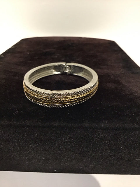 Gold/Silver Cuff Bracelet