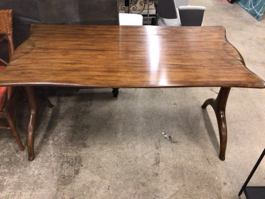 32" X 59" Keno Bros Wood Table/Desk