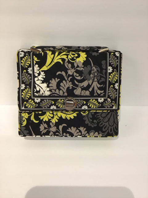 Vera Bradley Grey/Yellow Black Quilted Purse