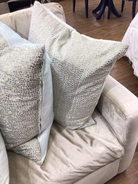 Beige Pebble Textured Pillow