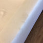 AS-IS Cream Fabric Metal Base Arm Chair(Light Soil)