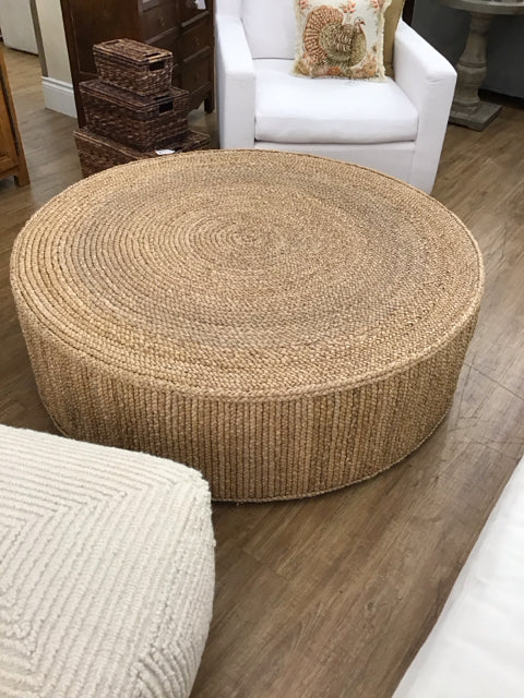 56"Rd RH Seagrass Coffee Table