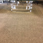 Geometric Base W/54"x30" Glass Coffee Table