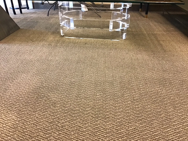 Geometric Base W/54"x30" Glass Coffee Table