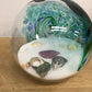 6" Art Glass Beach Sphere Filled W/Sand & Shells