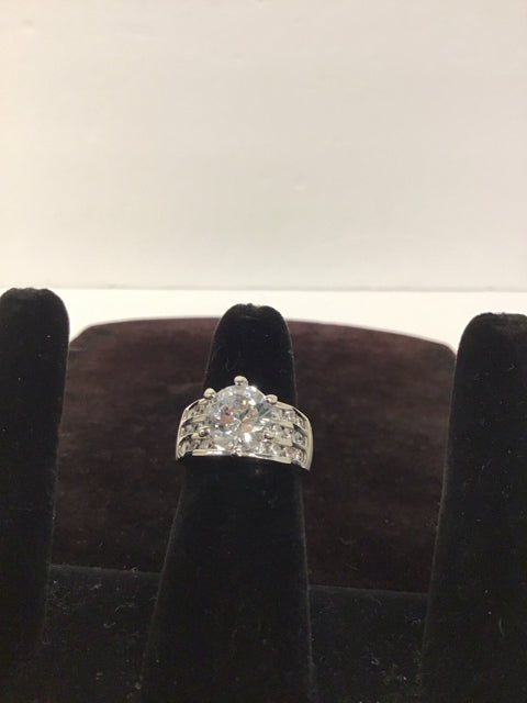 Silver Engagement Ring