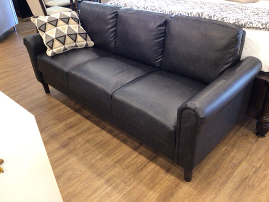 79" Lexicon Faux Leather Sofa