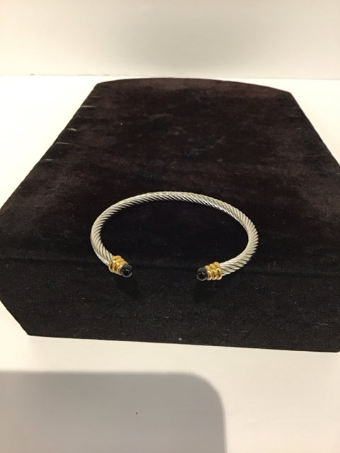 Silver Mesh Cuff Bracelet