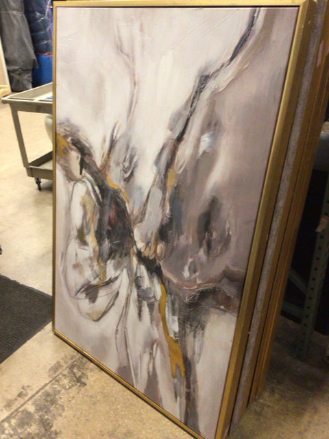 60x40 Framed Abstract Art