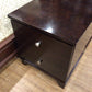 AS-IS Brown Two Drawer Nightstand(Top Damage)