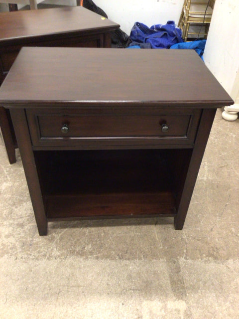 20" X 31 1/2" AS-IS PB Wood One Drawer Nightstand(Top Scratched)