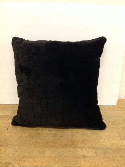 Black Velour Pillow