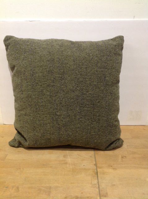 Dark Green Linen Pillow