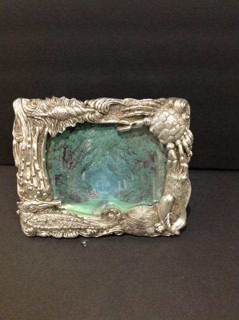 5x7 Pewter Seal Life Picture Frame