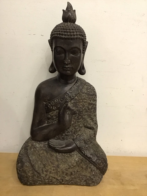 21" Meditating Buddha Sculpture