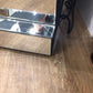 47" X 42" AS-IS Acme Furniture Noralie Fire Place(Mirrors Cracked Around Base)