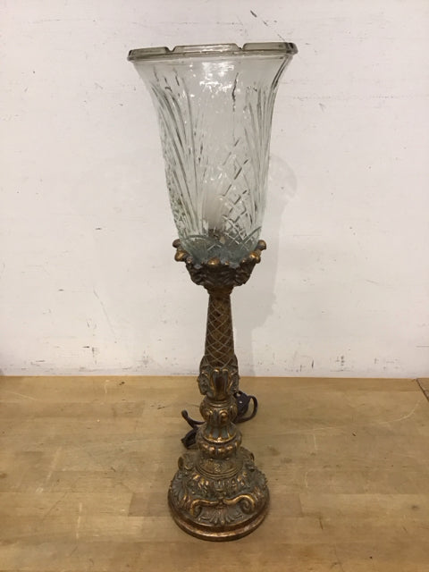 20" Hurricane Ornate Table Lamp