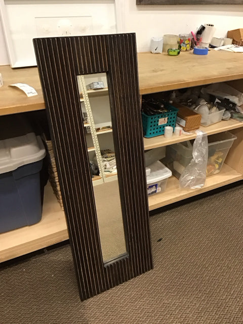 16x46 "Savana" Tall Wood Mirror