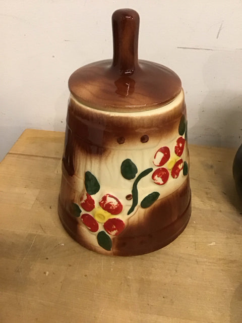 11" PotteryBisque Butter Churn Cookie Jar