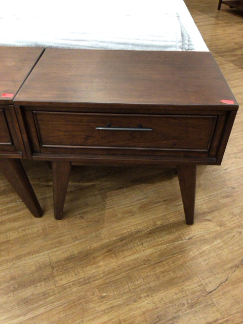 Macys Wood One Drawer Nightstand