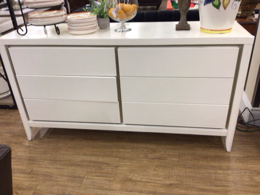 El Dorado Six Drawer White Dresser