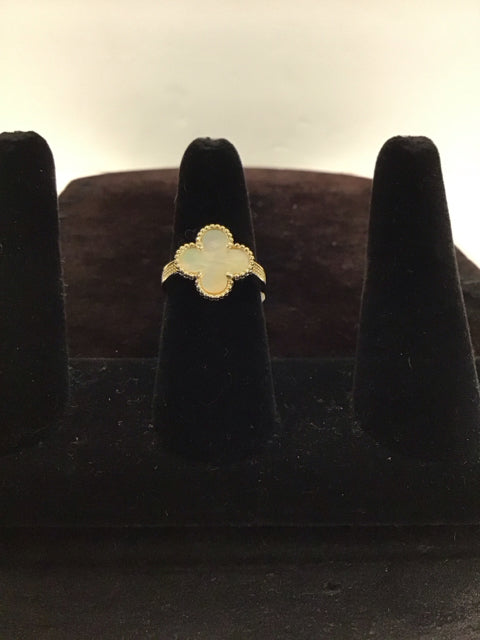 Van Cleef Style 925 MOP Ring