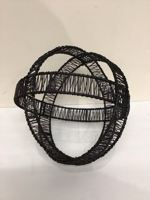 Black Wire Orb Table Decor
