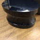 AS-IS 24" Black Lacqured Oval End Table