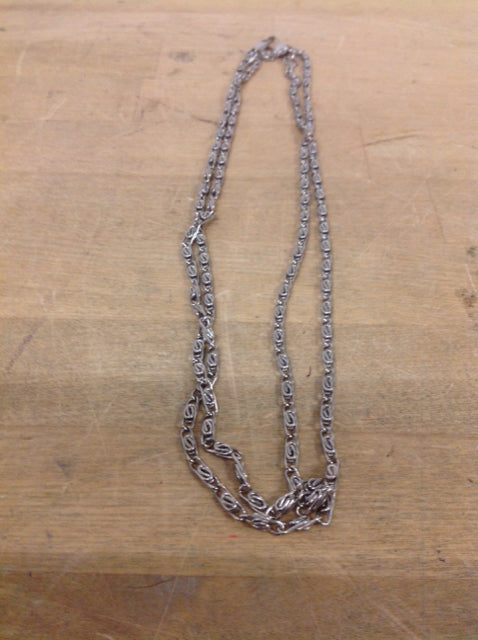Necklace- Long Silver Link