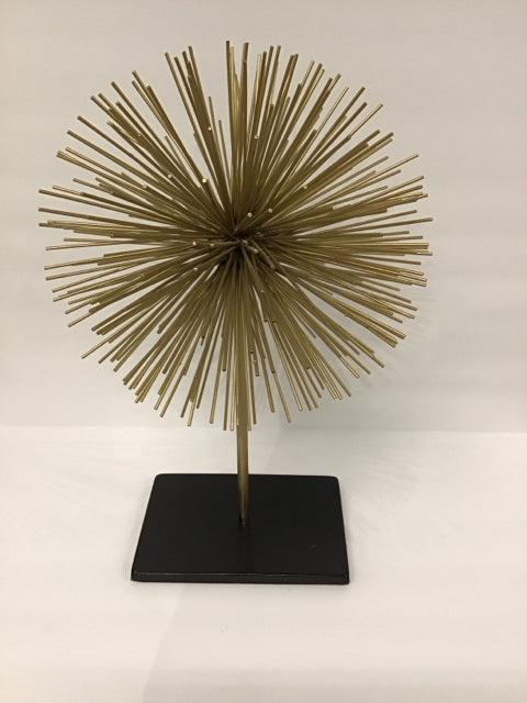 18" Gold Metal Starburst on Stand