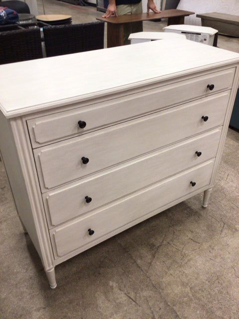 RH Baby & Child Marcelle White Four Drawer Dresser