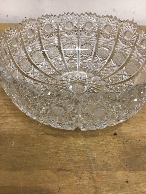 8" Cut Crystal Bowl