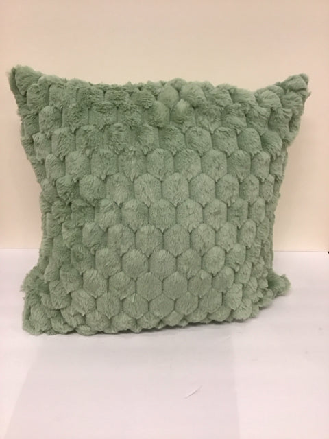 Mint Green Tufted Chenille Pillow