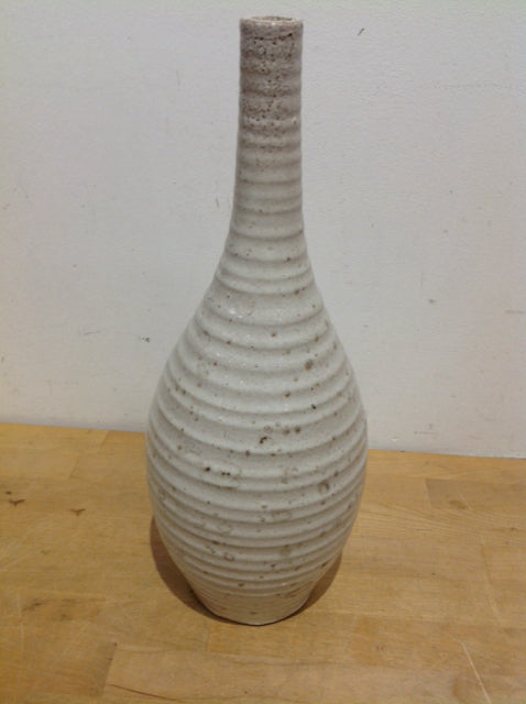 Vase- 15" West Elm Cream Ceramic