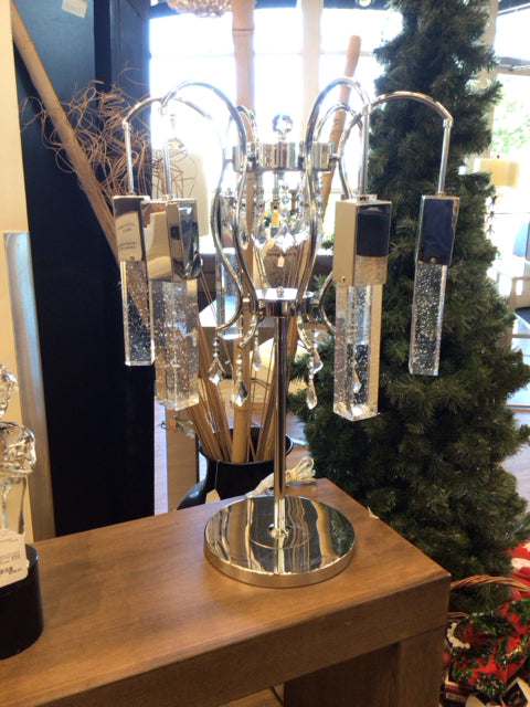 Retro Chic 9 Light Table Lamp