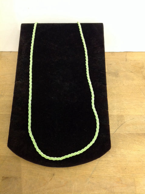 Green Bead Stranded Necklace