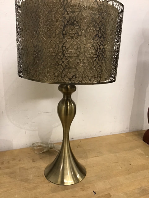 26" Gold Metal Lamp