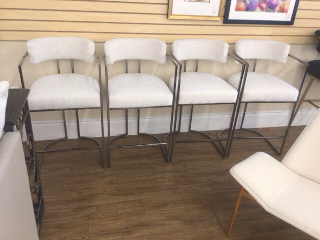 37" X 19.5" X 19.5" Set Of 4 Modway Huron Modern Barrel Counter Stools