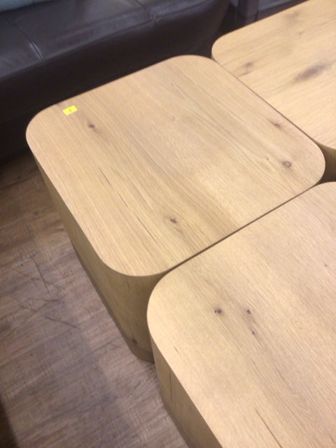 RH Corta Plinth Square End Table
