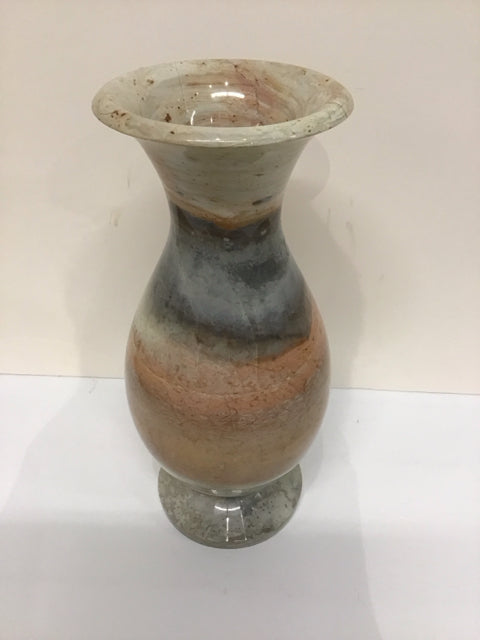 13" Carved Stone Creations Vase