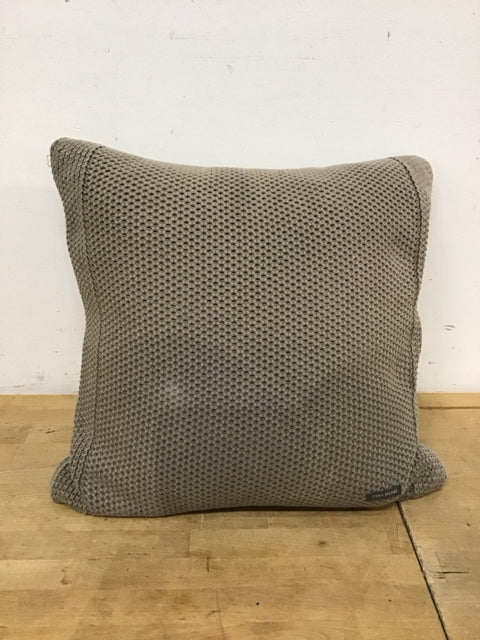 18" Taupe Vera Wang Down Filled Pillow