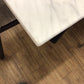 AS-IS Luminare Cassina LC6 Carrara Marble Top Dining Table(Two Chips)